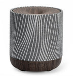 Essential Oil Diffuser with Fabric Cover and Night Lamp (Dark Brown)