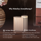 Waterless Essential Oil Diffuser with Solid Wood Cover