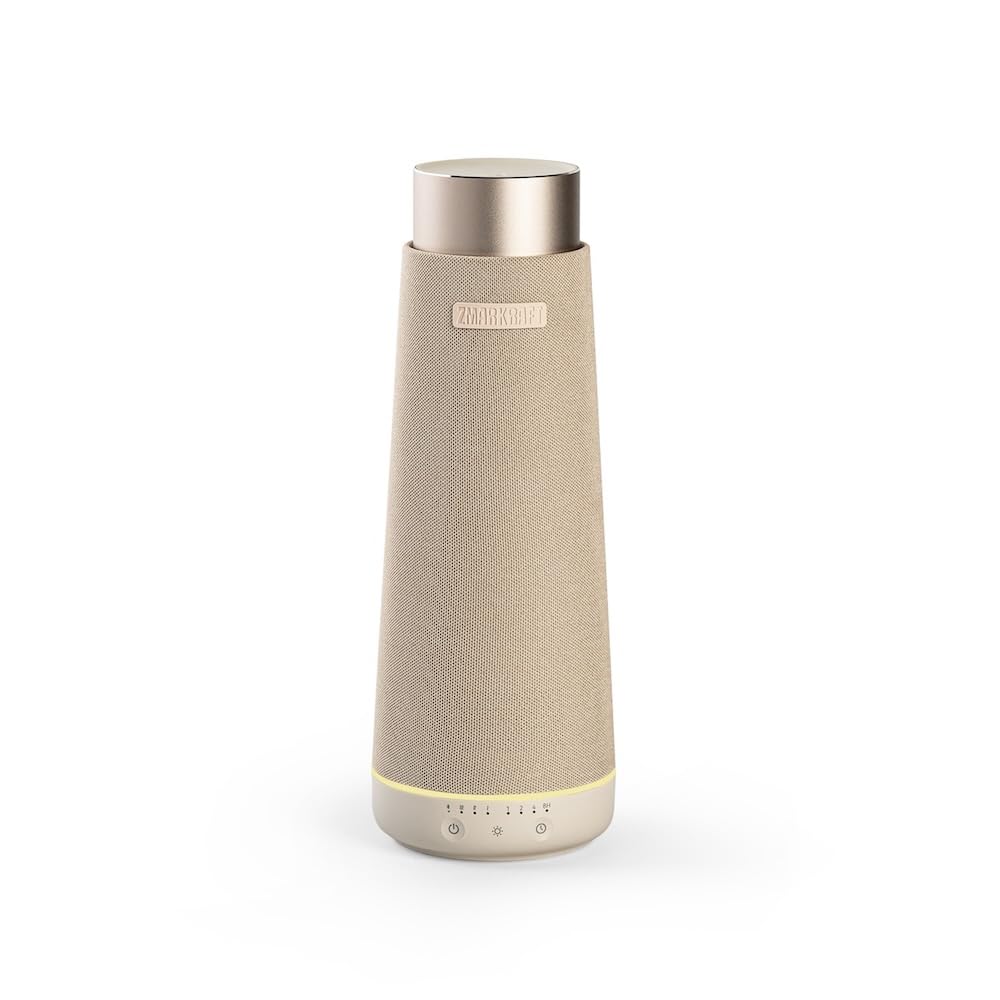 Waterless Essential Oil Diffuser with Integrated Speaker