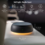 Mini Aroma Diffuser with LED Lights for Cars and Small Space
