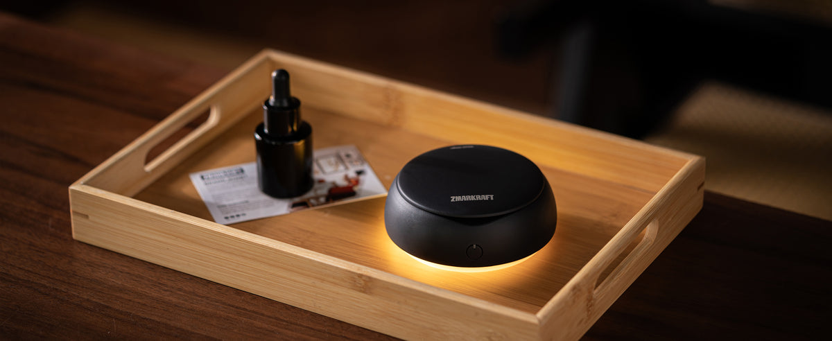 Mini Aroma Diffuser with LED Lights for Cars and Small Space