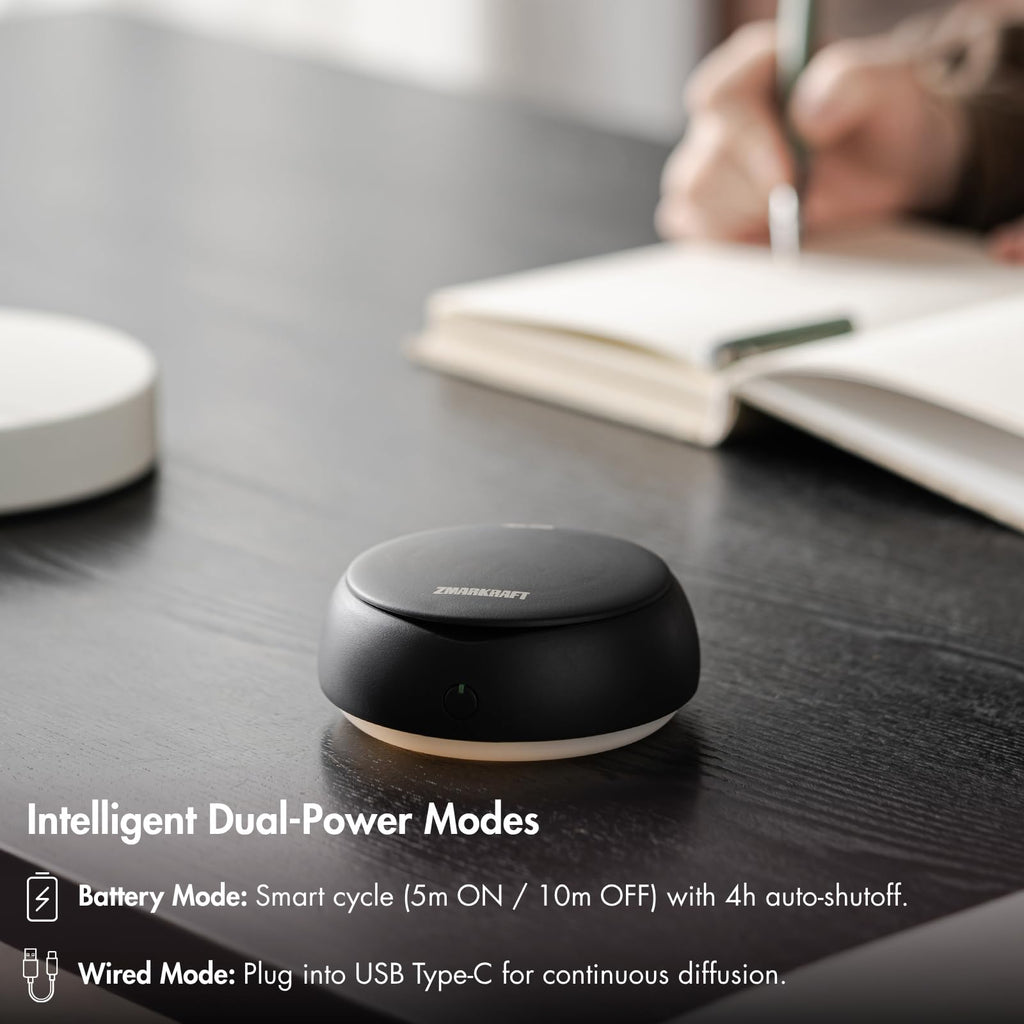 Mini Aroma Diffuser with LED Lights for Cars and Small Space