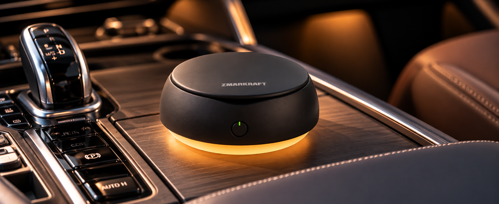 Mini Aroma Diffuser with LED Lights for Cars and Small Space