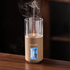 Quiet Small Essential Oil Diffuser with Soft Glow Night Lamp