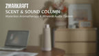 Waterless Essential Oil Diffuser with Integrated Speaker